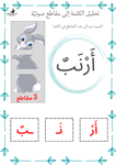 تحليل الكلمة إلى مقاطع صوتيّة