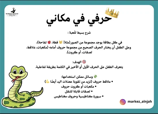 حرفي في مكاني