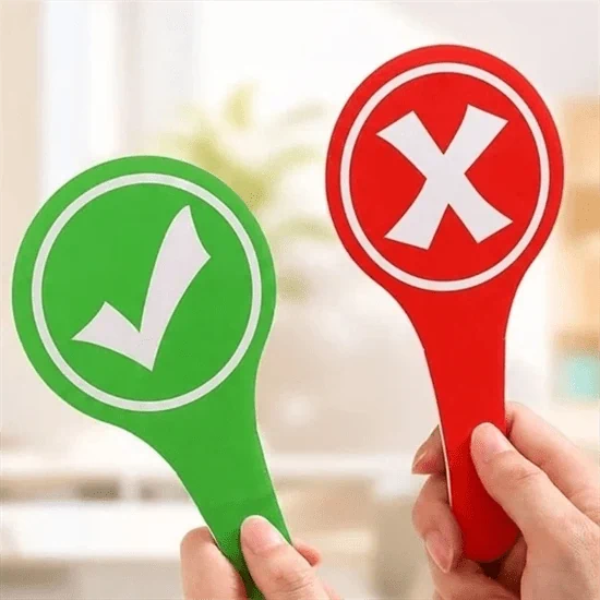 بطاقة صح وخطأ